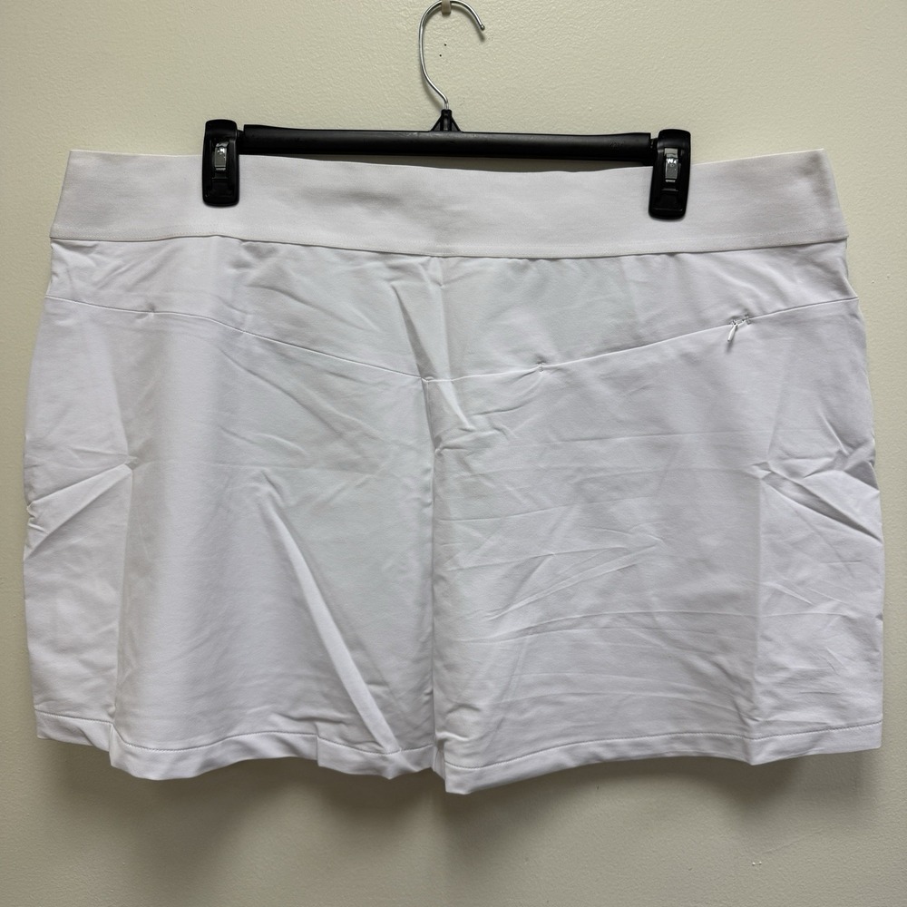 Greg Norman Skort Womens 2X White Golf Skirt Stretch Performance NWT - Picture 8 of 14
